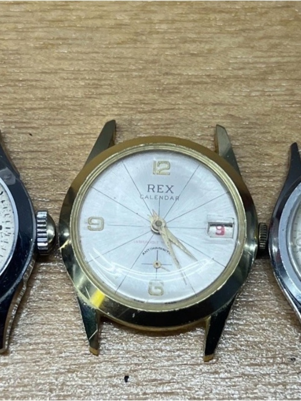 Vintage Mens Watch Project Lot of 3 Rex, Westclox